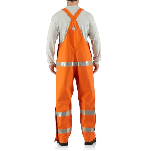 CARHARTT Flame-Resistant Rainwear Bib Overall, Extended Sizes