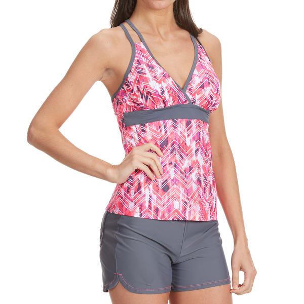 FREE COUNTRY Women's Caribbean Racerback Tankini Top