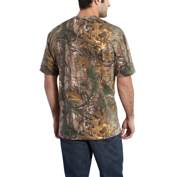 CARHARTT Men's Camo Short-Sleeve Shirt, Extended Sizes