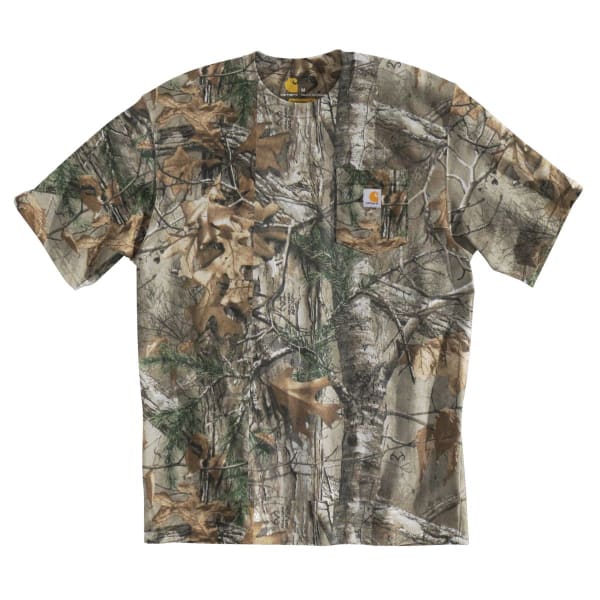 CARHARTT Men's Camo Short-Sleeve Shirt, Extended Sizes