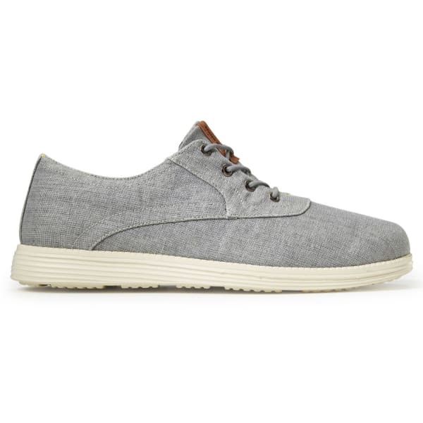 ISLAND SURF Men's Park Slope Waxed Linen Casual Shoes, Grey