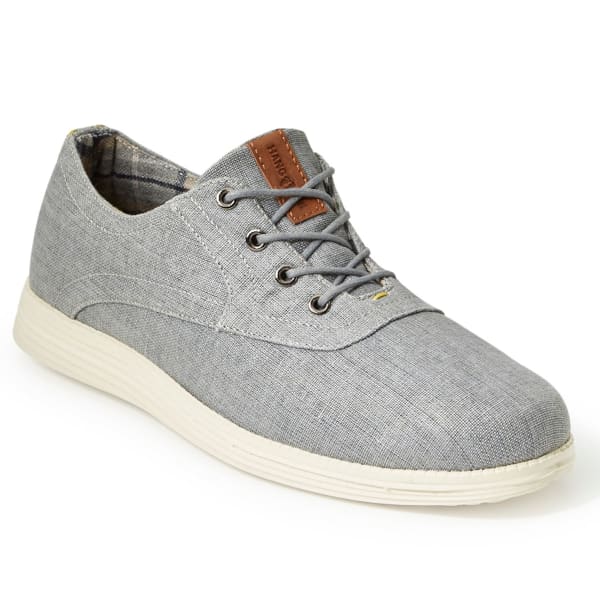 ISLAND SURF Men's Park Slope Waxed Linen Casual Shoes, Grey