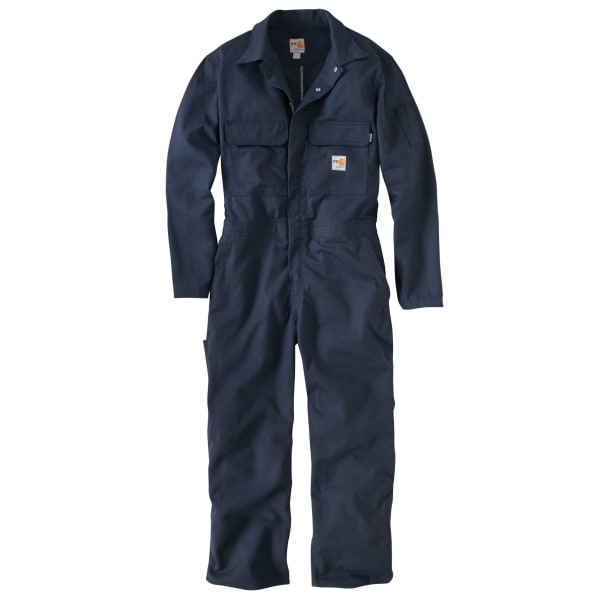 CARHARTT Flame-Resistant Traditional Twill Coverall, Extended Sizes