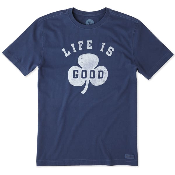 LIFE IS GOOD Men's Shamrock Crusher Short-Sleeve Tee