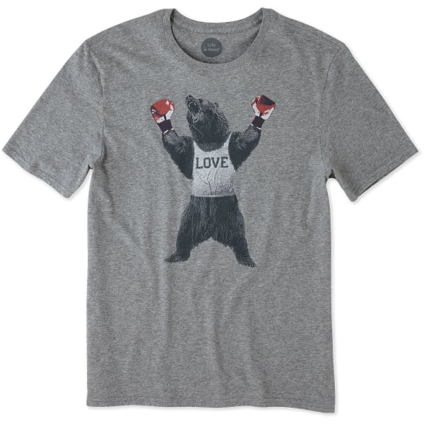 LIFE IS GOOD Men's Bear Boxer Smooth Tee