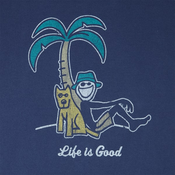 LIFE IS GOOD Men's Palm Tree Crusher Short-Sleeve Tee