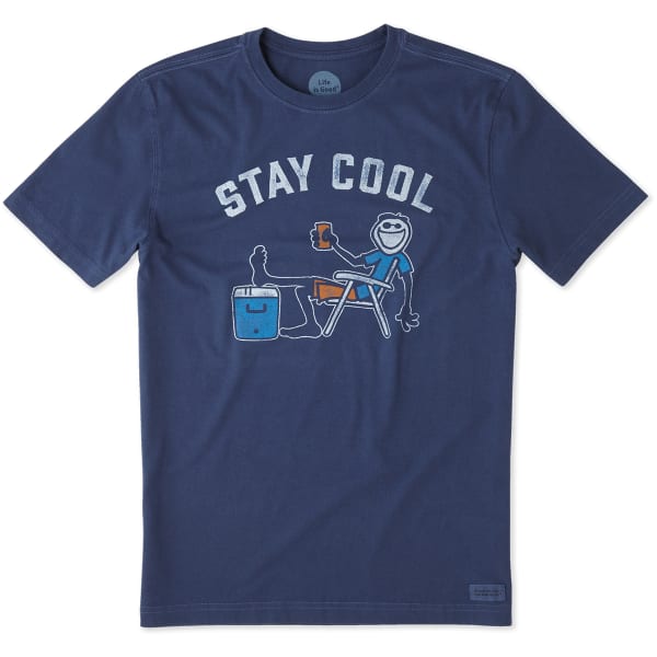 LIFE IS GOOD Men's Stay Cool Crusher Short-Sleeve Tee