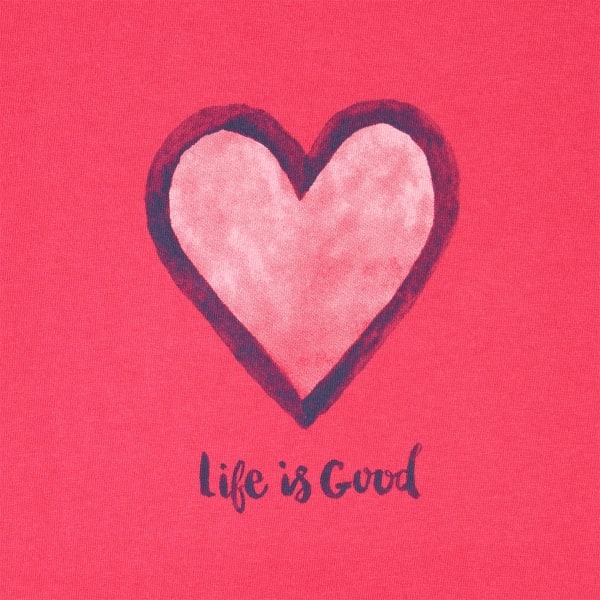 LIFE IS GOOD Women's Heart Crusher Short-Sleeve Tee