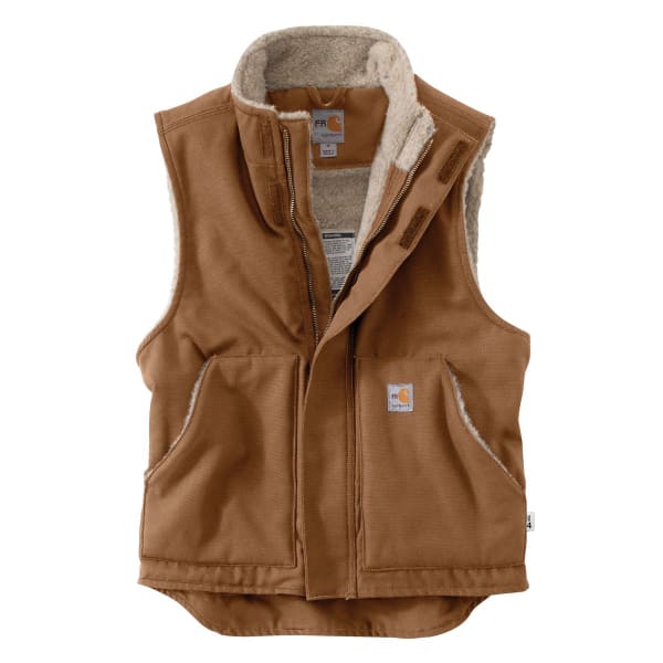 CARHARTT Flame-Resistant Mockneck Vest, Extended Sizes