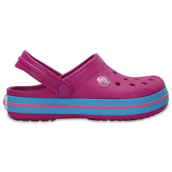 CROCS Girls' Crocband Clogs, Vibrant Violet