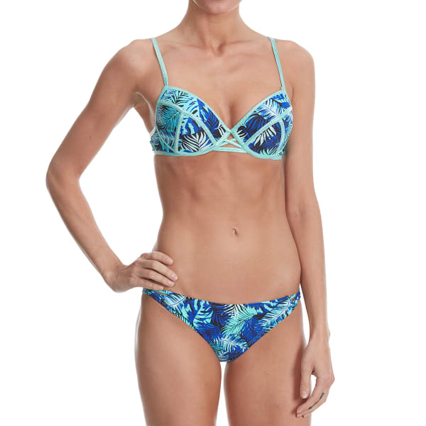 ISLAND SOUL Juniors' Palm Beach Push-Up Bikini Top