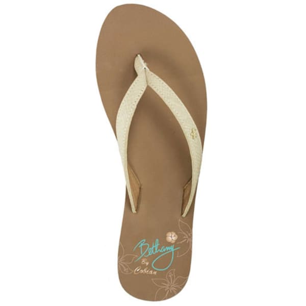 COBIAN Women's Hanelei Flip-Flops, Nude