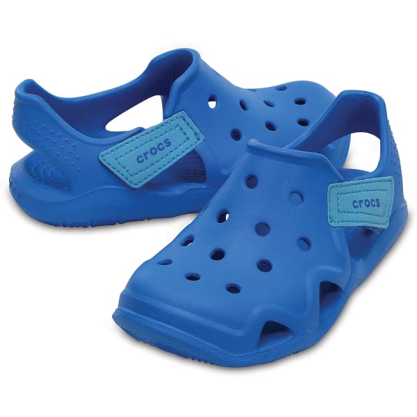 CROCS Boys' Swiftwater Wave Sandals, Ocean