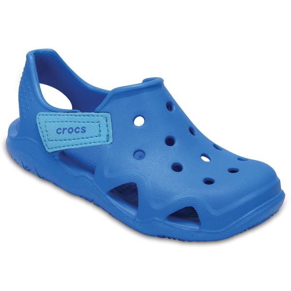 CROCS Boys' Swiftwater Wave Sandals, Ocean