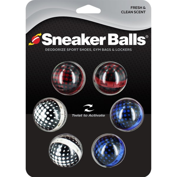 SNEAKER BALLS Shoe Deodorizer Balls, 6-Pack