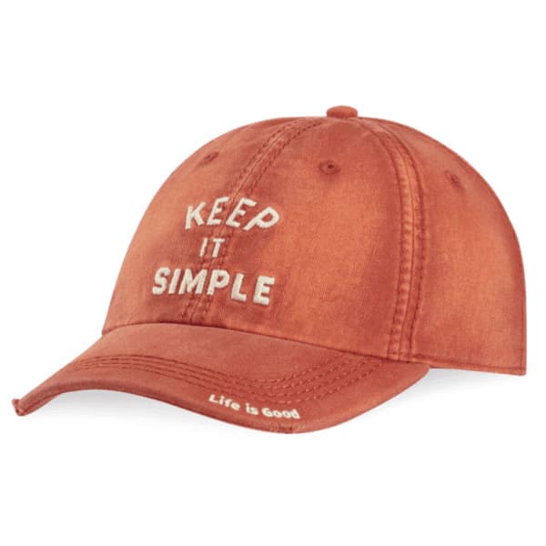 LIFE IS GOOD Keep It Simple Arch Sunwashed Chill Cap