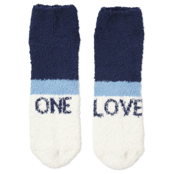 LIFE IS GOOD Women's One Love Striped Snuggle Crew Socks