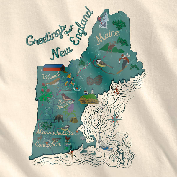 EMS Women's Visit New England Graphic Tee