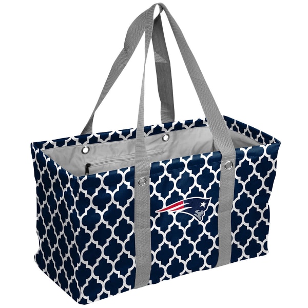 NEW ENGLAND PATRIOTS Quatrefoil Picnic Caddy Tote