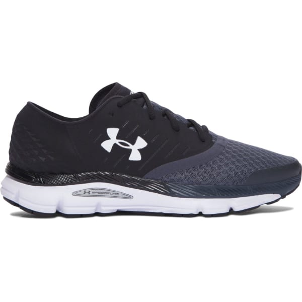 UNDER ARMOUR Men's SpeedForm Solstice Running Shoes, Black