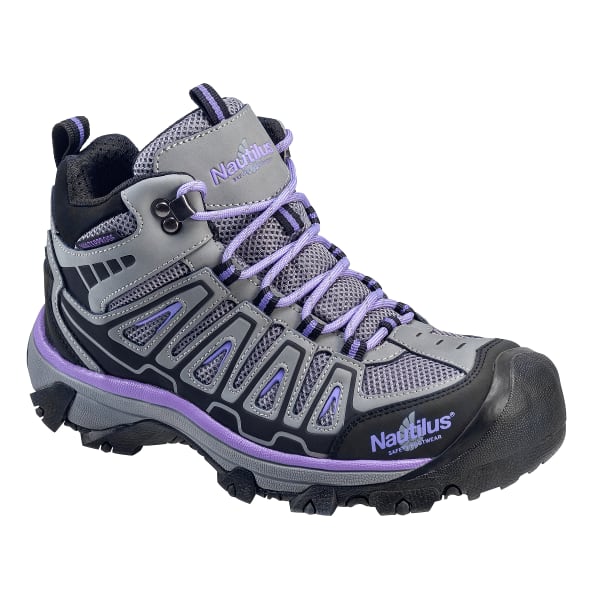 NAUTILUS Women's Light Weight Mid Waterproof Safety Toe Hiker, Medium