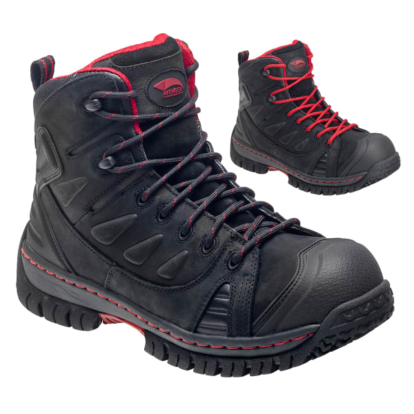 AVENGER Waterproof Leather Safety Toe EH Hiker, Wide