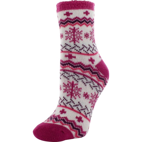 SOF SOLE Women's Fireside Indoor Snowflake Socks