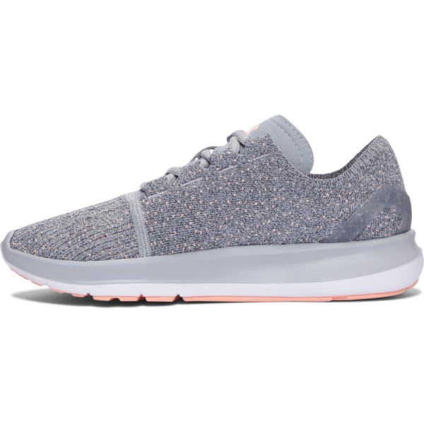 UNDER ARMOUR Women's SpeedForm Slingride TRI Running Shoes, Overcast Grey