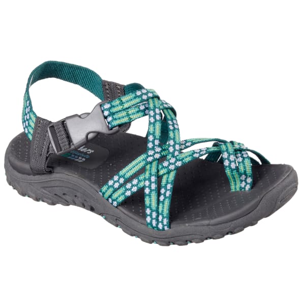 SKECHERS Women's Reggae - Loopy Sandals, Mint