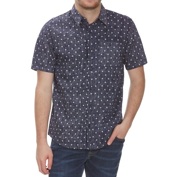 OCEAN CURRENT Guys' Starlight Woven Short-Sleeve Tee