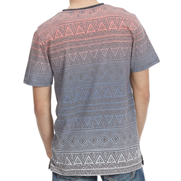 OCEAN CURRENT Guys' Vibez Mock Twist Aztec Knit Short-Sleeve Tee