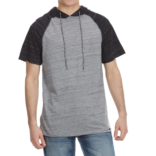 OCEAN CURRENT Guys' Push Raglan Hooded Short-Sleeve Shirt