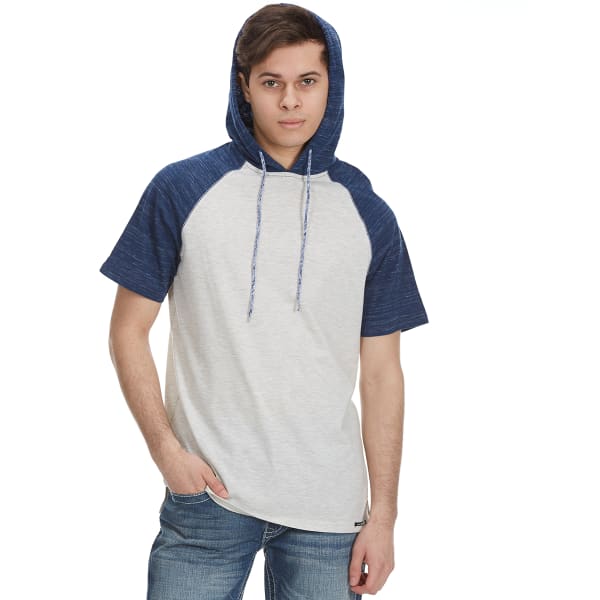 OCEAN CURRENT Guys' Huns Short Sleeve Hooded Text Jersey