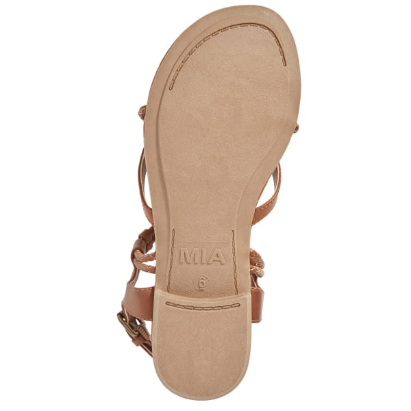 MIA Women's Dana Flat Sandals, Luggage