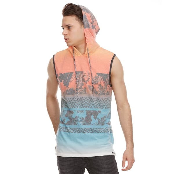 OCEAN CURRENT Guys' Bruce Mock Twist Hooded Muscle Tank