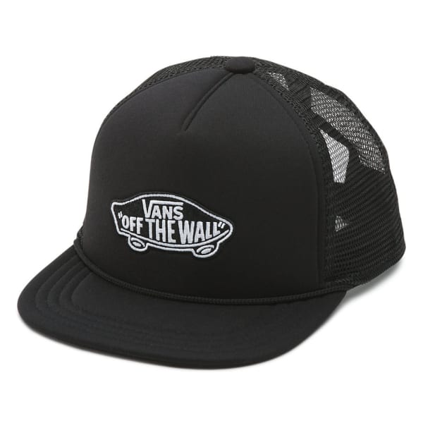 VANS Boys' Classic Patch Trucker Hat, Black