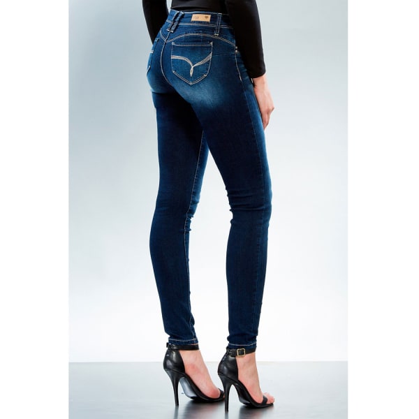 YMI Juniors' WannaBettaButt Super-Soft Midrise Skinny Jeans