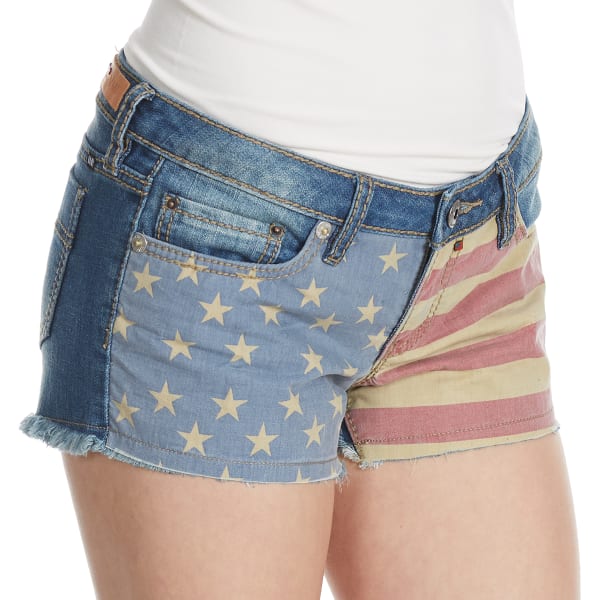 YMI Juniors' Americana Flag Shorts