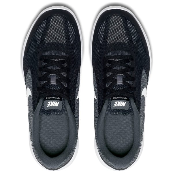 NIKE Boys' Revolution 3 Running Shoes, Wide