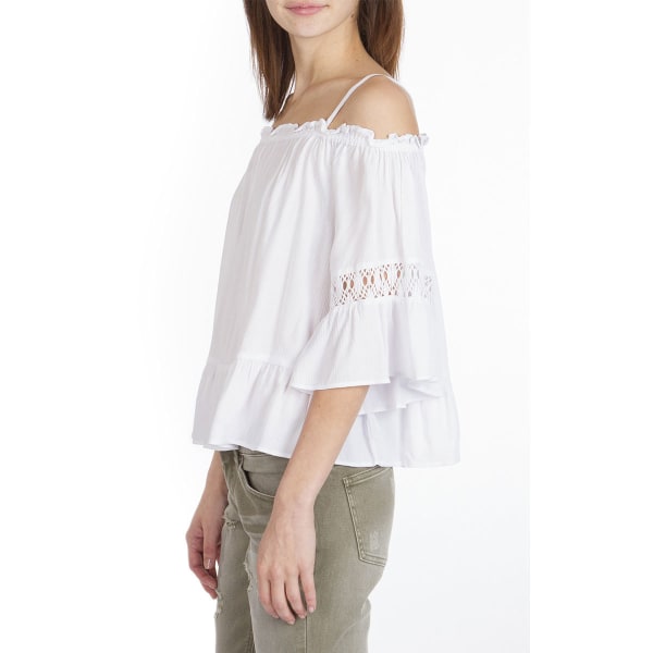 UNION BAY Women's Everly Solid Off The Shoulder Top