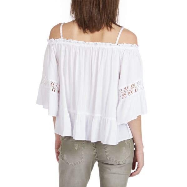 UNION BAY Women's Everly Solid Off The Shoulder Top