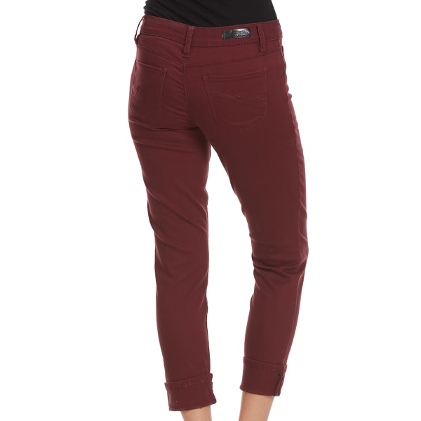 ROYALTY Women's Luxe Colored Twill Ankle Jeans