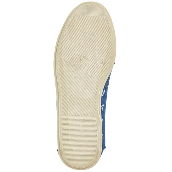 OLIVIA MILLER Women's Anchor Denim Slip On Shoes