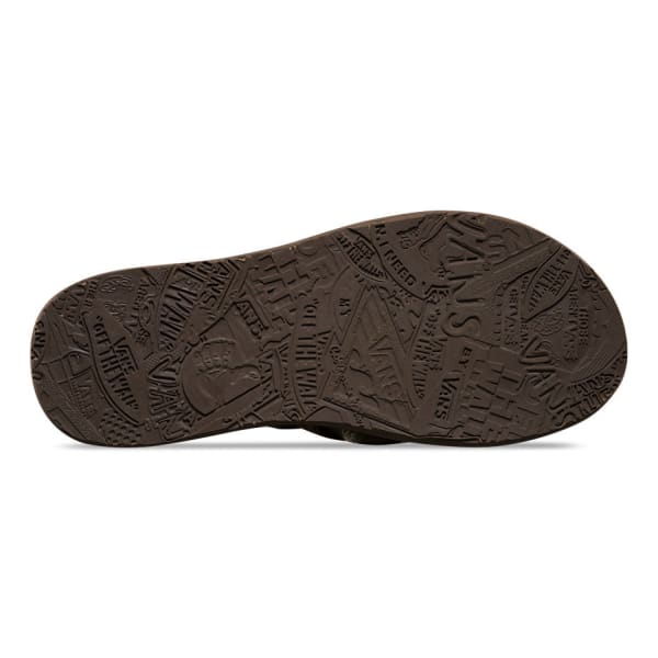 VANS Men's Nexpa Synthetic Flip Flops, Bison/Demitasse