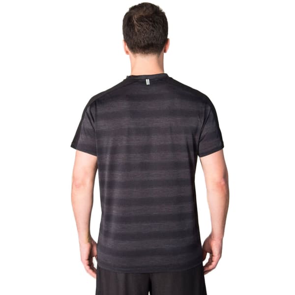 RBX Men's Prime Closed Mesh Striped T-Shirt