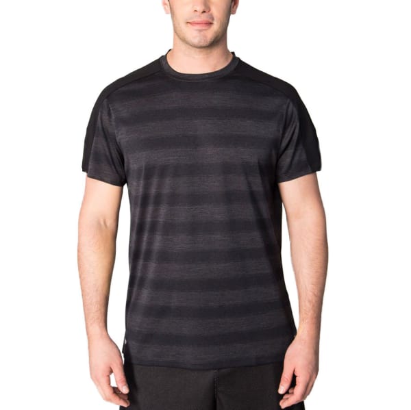 RBX Men's Prime Closed Mesh Striped T-Shirt