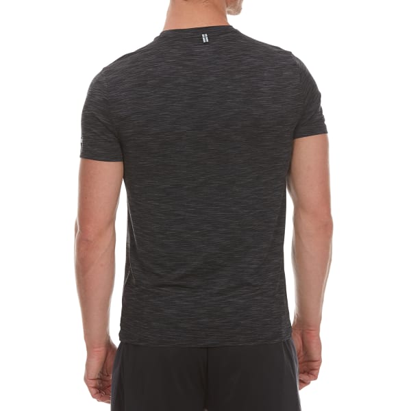 RBX Men's Mini Striated Fitted Crewneck Short-Sleeve Tee