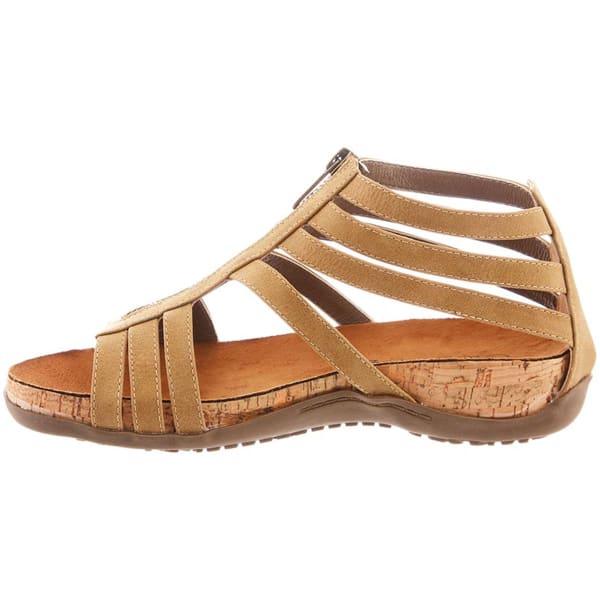 BEARPAW Women's Layla Zip Sandals, Tan