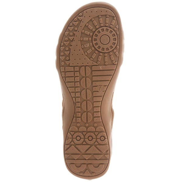 BEARPAW Women's Layla Zip Sandals, Tan