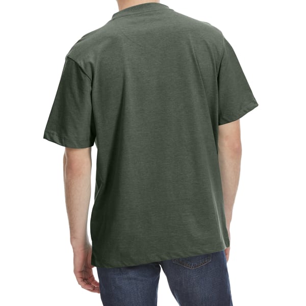 RUGGED TRAILS Men's V-Neck Solid Short Sleeve Tee